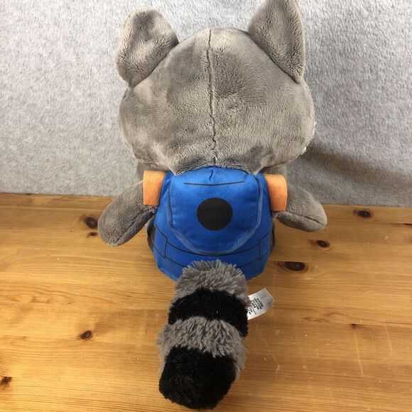 Disney Parks Big Feet Rocket Raccoon Marvel Guardians Of The Galaxy Plush 14” - Picture 8 of 9